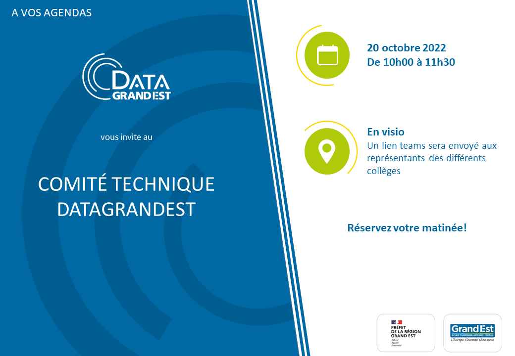 Comité technique DataGrandEst